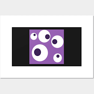 Purple eyes Posters and Art